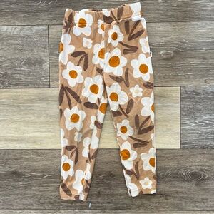 Little Sleepies 2T Leggings in White Floral 🤎